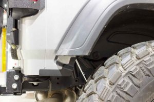 Jeep Wrangler Unlimited Rocker Guard - Fishbone Offroad - Black - `18-`27